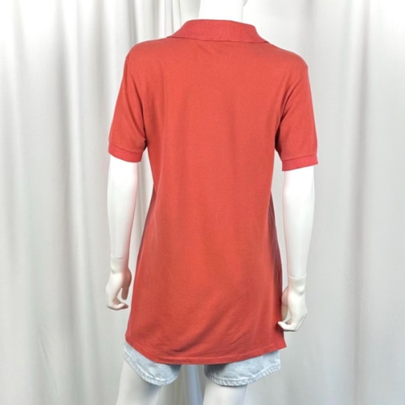 Vintage 1980’s Men’s ‘Izod Lacoste’ 1/2 Patron Tomato Red Polo Tee Shirt • M - Picture 3 of 9